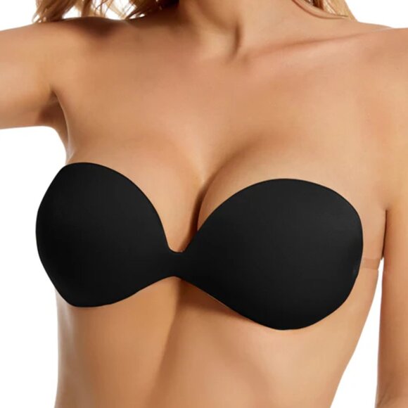 MAGIC CURVES ADHESIVE PLUNGE BRA WITH BACK STRAP - Picture 1 of 5